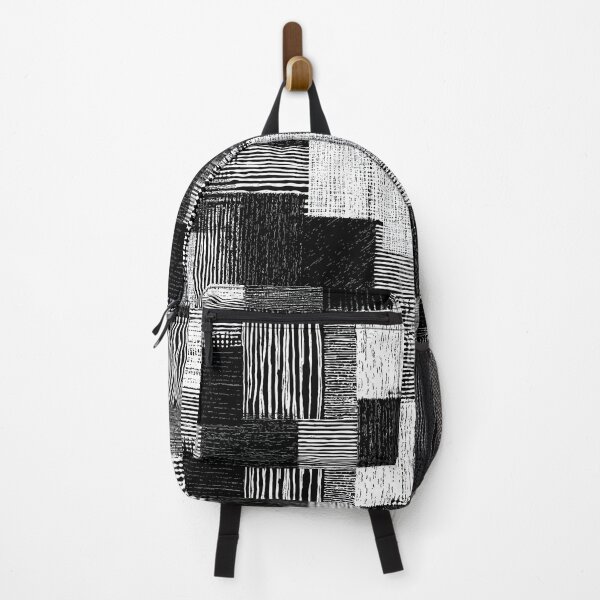 Item preview, Abstract black and white patchwork of various graphic textures designed and sold by Piotrek0001.