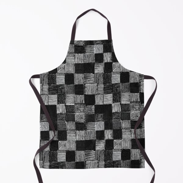 Item preview, Abstract patchwork pattern of squares and hypnotic lines designed and sold by Piotrek0001.