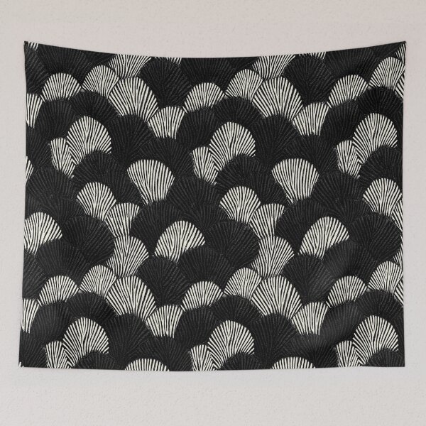 Item preview, Elegant art deco style pattern with fan shapes designed and sold by Piotrek0001.