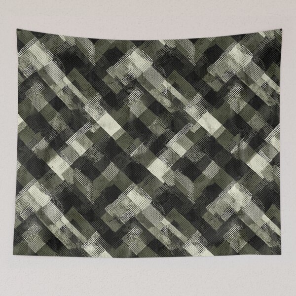 Item preview, Futuristic geometric pattern in a digital camouflage style designed and sold by Piotrek0001.