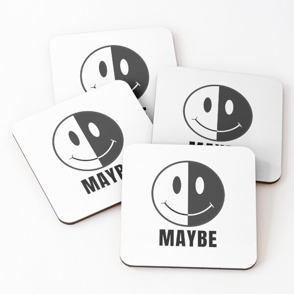 Item preview, Maybe Smiley Face – Half Black Half White Aesthetic Design designed and sold by Fig Tree Lane - Art &Tees.