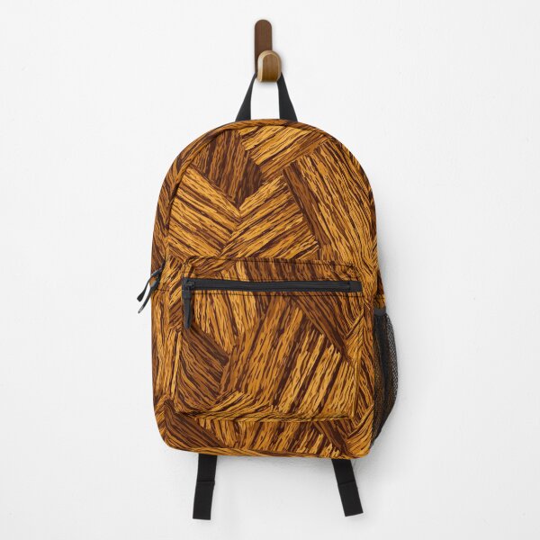 Item preview, Warm wooden pattern resembling a woven herringbone parquet designed and sold by Piotrek0001.