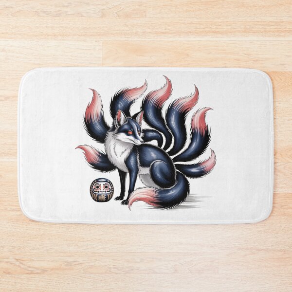 Item preview, Kitsune Fox Yokai Daruma designed and sold by BrightThreadBB.
