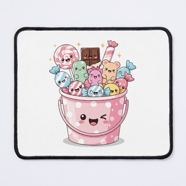 Item preview, Cute Kawaii Bucket of Candy designed and sold by istoriadesign.