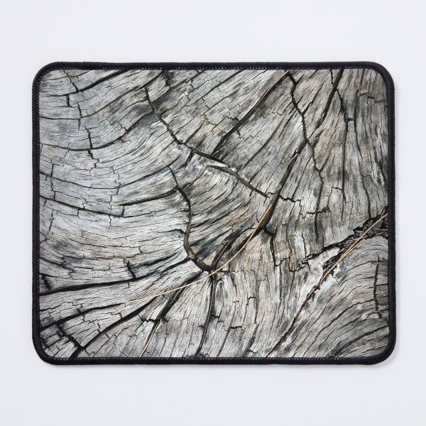 Item preview, Close up detailed texture of weathered tree stump with deep cracks and aged wooden rings showing natural abstract pattern designed and sold by KinImageCraft.