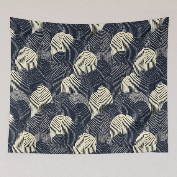 Item preview, Abstract pattern of arches in a raw tribal style designed and sold by Piotrek0001.