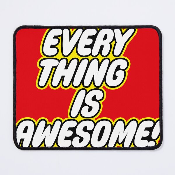 Item preview, Everything Is Awesome Block Style Design designed and sold by PhoxDesigns.