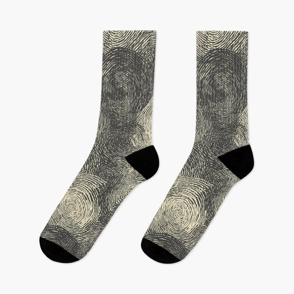 Item preview, Hypnotic pattern of fingerprints in a retro style designed and sold by Piotrek0001.