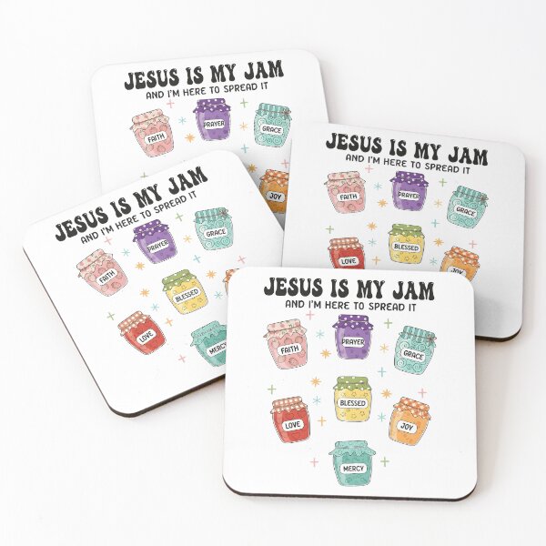 Item preview, Jesus Is My Jam And I'm Here To Spread It Christian Faith Inspirational Bible Verse designed and sold by DesignsByAnett.