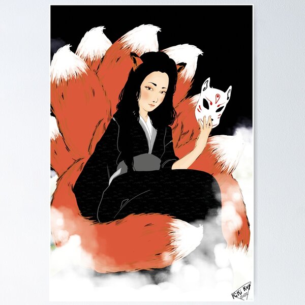 Item preview, Japan Addiction collection: Tamamo no Mae, 9-tale fox designed and sold by KiKi Koy.