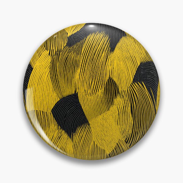 Aperçu de l'œuvre Motif audacieux de feuilles jaunes sur fond noir créée et vendue par Piotrek0001.