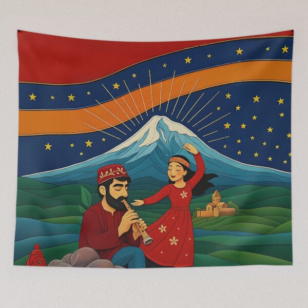 Item preview, Dancing beneath Mount Ararat designed and sold by doniainart.
