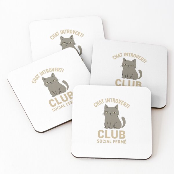 Item preview, The Introverted Cat Club designed and sold by MoodCouture.