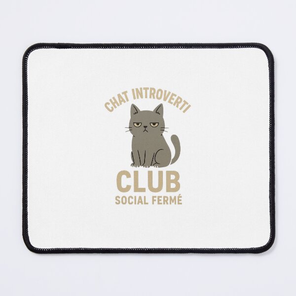 Item preview, The Introverted Cat Club designed and sold by MoodCouture.