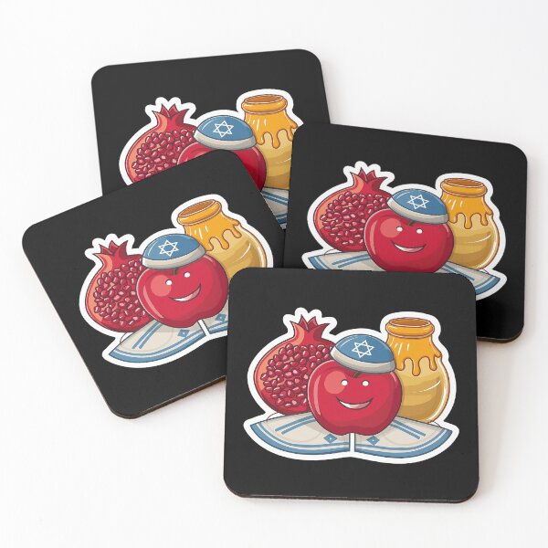 Item preview, Festive Rosh Hashanah Apple with Honey & Pomegranate designed and sold by YG - YiddisheGesheft.