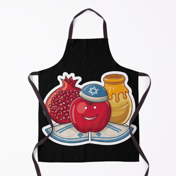 Item preview, Festive Rosh Hashanah Apple with Honey & Pomegranate designed and sold by YG - YiddisheGesheft.