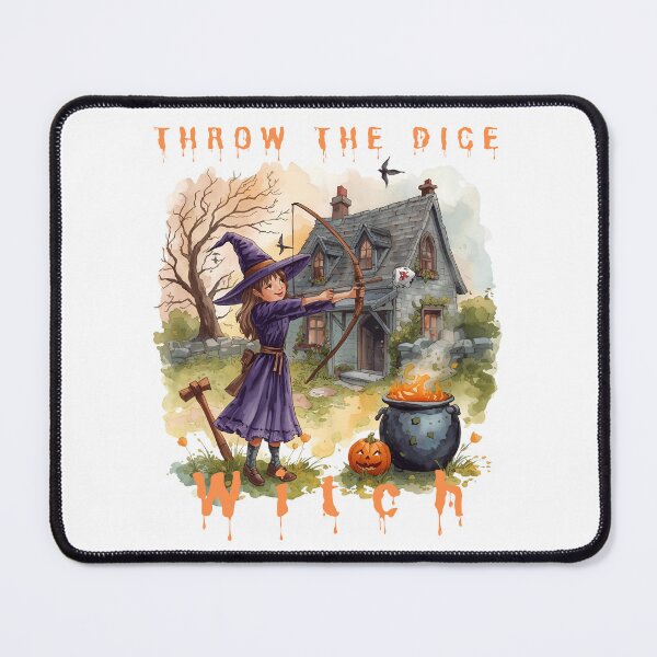 Item preview, Throw the Dice Witches – Funny Halloween Party Bunco Game for Women designed and sold by Lunaria Arts.