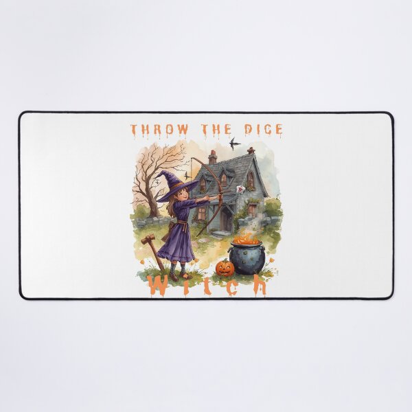 Item preview, Throw the Dice Witches – Funny Halloween Party Bunco Game for Women designed and sold by Lunaria Arts.