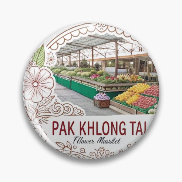 Item preview, PAK KHLONG TALAT FLOWER MARKET designed and sold by likbatonboot.