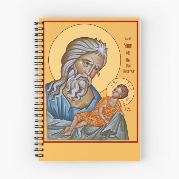 Item preview, saint Simeon, Holy Righteous Simeon the God-Receiver, Orthodox icon designed and sold by orthodox-icon.