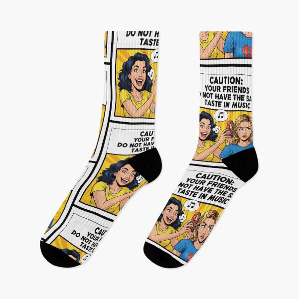 Item preview, CAUTION YOUR FRIENDS DO NOT HAVE THE SAME TASTE IN MUSIC designed and sold by Gnfree.