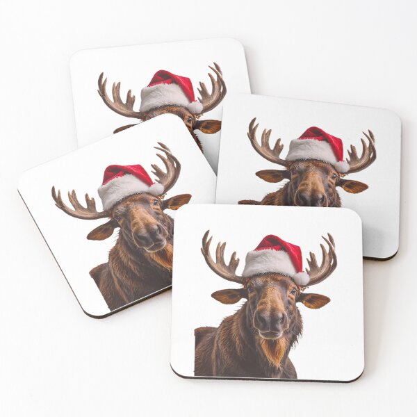 Item preview, Moose christmas xmas holiday merry gift love hat designed and sold by CheeseBlueprint.