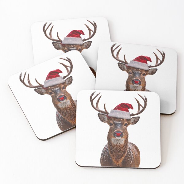 Item preview, Deer christmas xmas holiday merry gift love hat designed and sold by CheeseBlueprint.