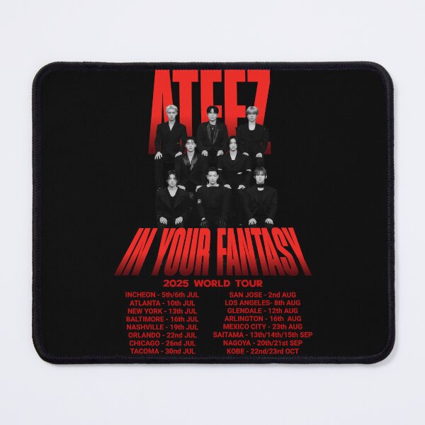 Item preview, ATEEZ In Your Fantasy 2025 World Tour T-Shirt designed and sold by Popsical  Prints.