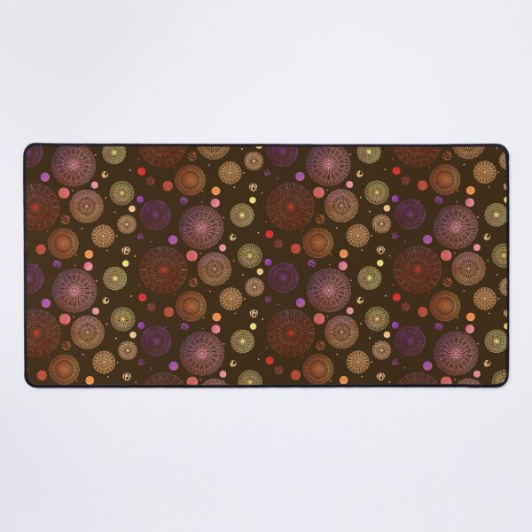 Item preview, Gradient Mums on Dark Brown  designed and sold by JaygiesDesign.