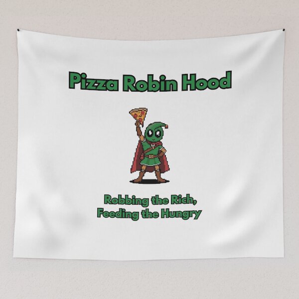 Item preview, Pizza Robin Hood– Robbing the Rich, Feeding the Hungry designed and sold by InfinitiTees.
