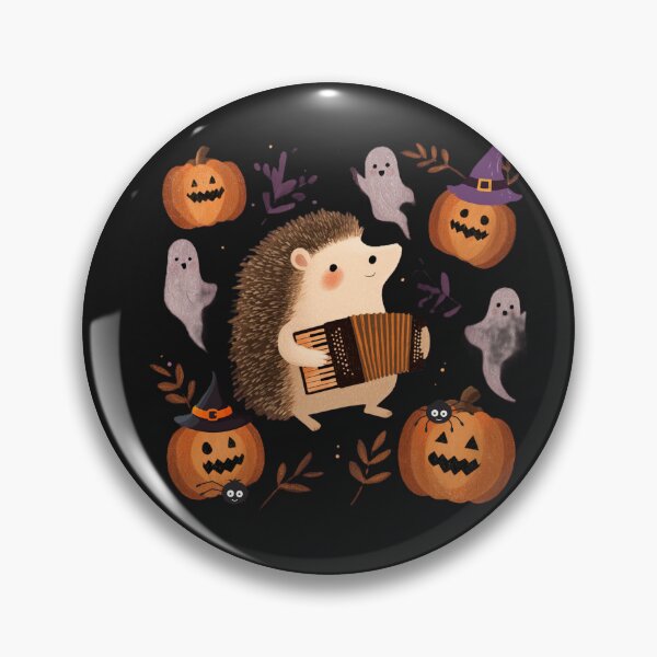 Item preview, Hedgehog with Accordion T-Shirt - Spooky Jam Session designed and sold by Zentuary.