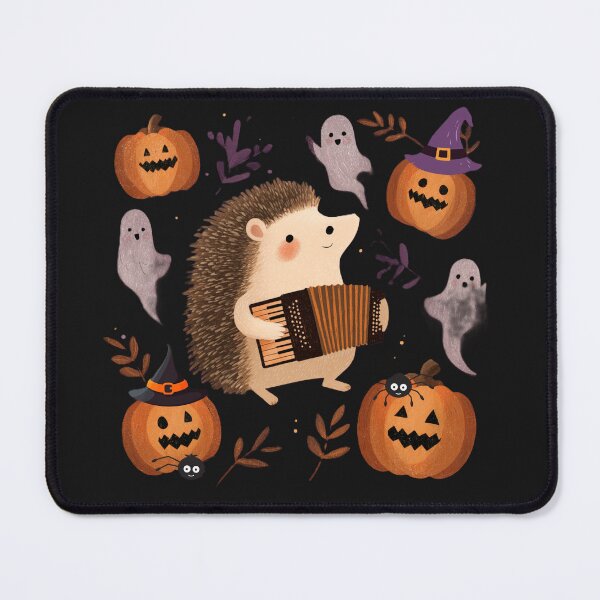 Item preview, Hedgehog with Accordion T-Shirt - Spooky Jam Session designed and sold by Zentuary.