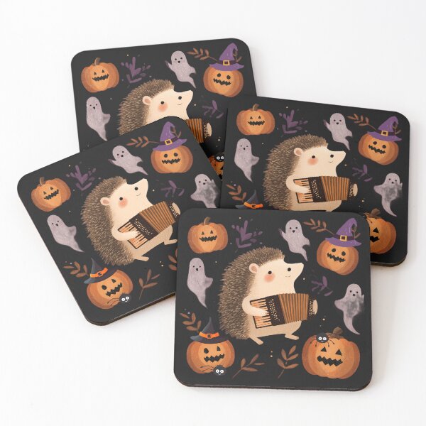 Item preview, Hedgehog with Accordion T-Shirt - Spooky Jam Session designed and sold by Zentuary.
