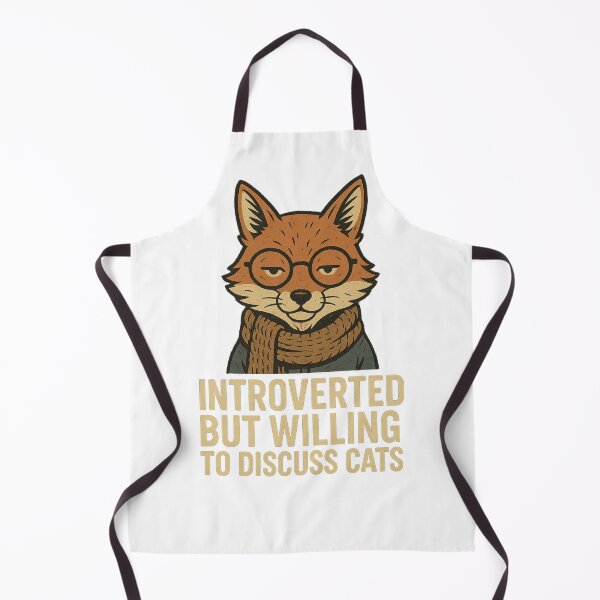 Artikelvorschau, Introvertiert, aber bereit, über Katzen und Füchse zu diskutieren entworfen und verkauft von Design Express.