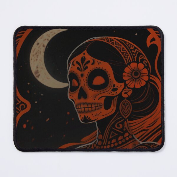 Item preview, Colorful Catrina Illustration - Day of the Dead Art and Mexican Tradition designed and sold by  Ojo de Lilith.