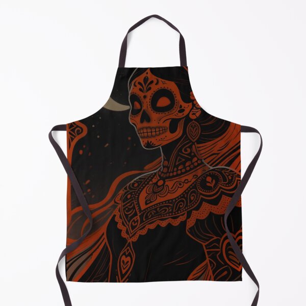 Item preview, Colorful Catrina Illustration - Day of the Dead Art and Mexican Tradition designed and sold by Ojo de Lilith.