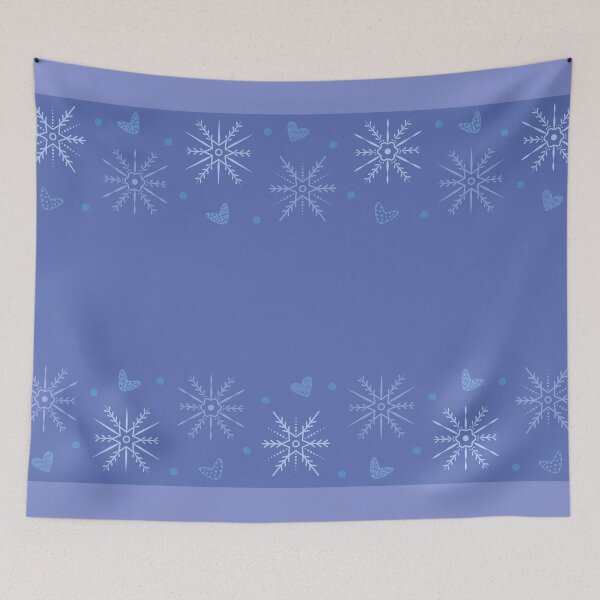 Item preview, Blue winter snowflake background designed and sold by OM-lova.