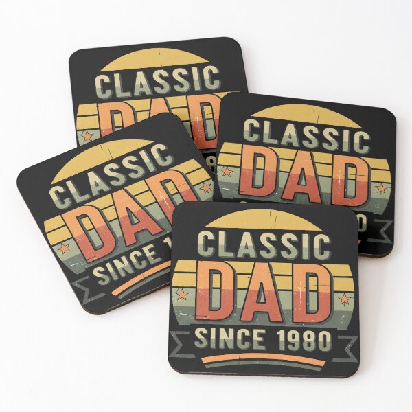 Item preview, Classic Dad Since 1980 | Vintage Retro Badge Distressed Design designed and sold by fawzimorsy.