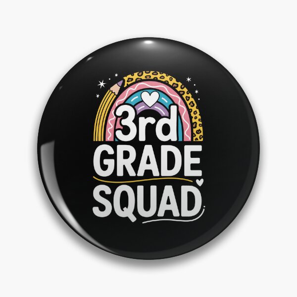 Item preview, Third Grade Squad 3rd Grade Team Retro First Day of School designed and sold by BakeryDozen.