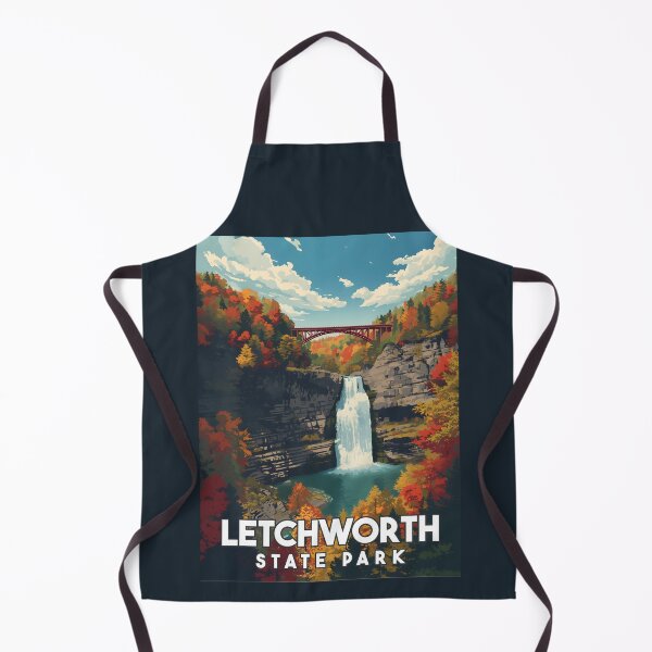 Item preview, A Vintage Illustration of Letchworth State Park designed and sold by GoodOldVintage.