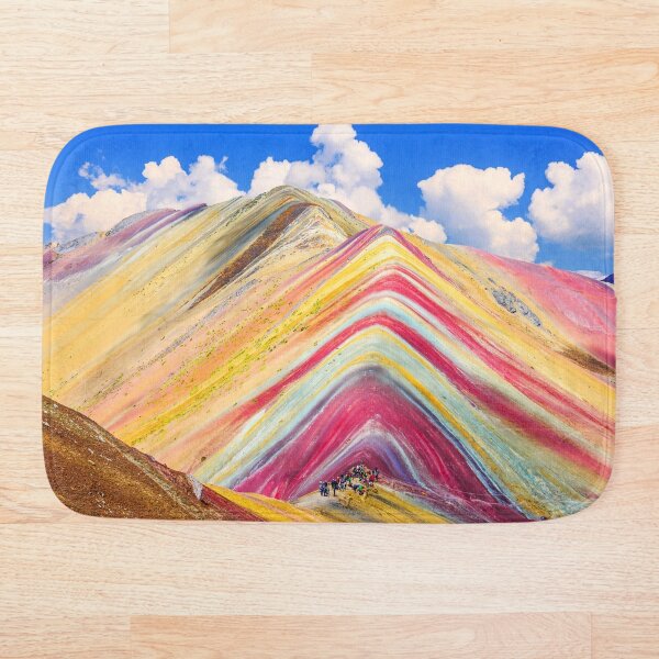 Item preview, Vinicunca Rainbow Mountains and Dunes of Peru color photographic art print designed and sold by Jéanpaul  Ferro.