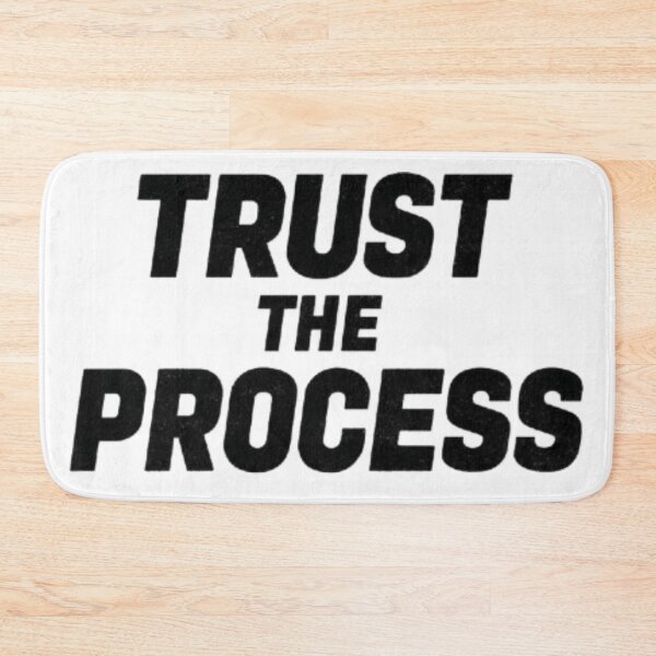Item preview, Trust The Process Motivational Quote designed and sold by AlexLineArt.