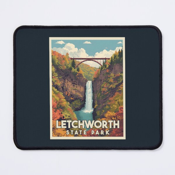 Item preview, A Vintage Illustration of Letchworth State Park designed and sold by GoodOldVintage.