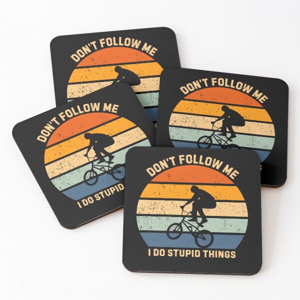 Item preview, Funny BMX Rider Don't Follow Me Sarcastic Retro designed and sold by StrideSuccess.