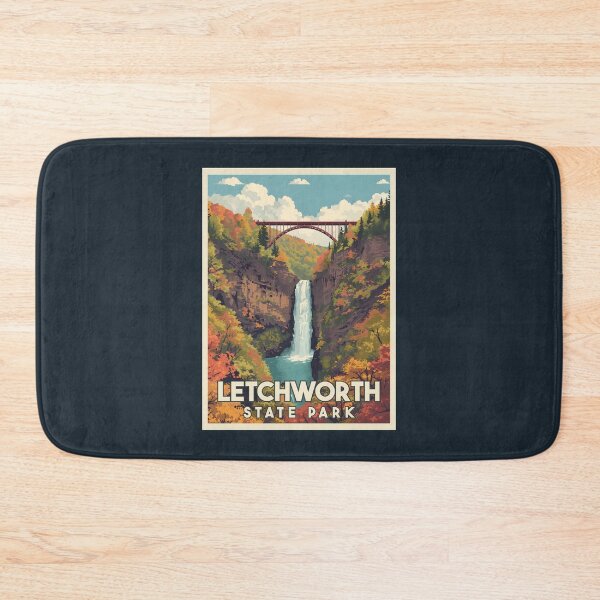 Item preview, A Vintage Illustration of Letchworth State Park designed and sold by GoodOldVintage.