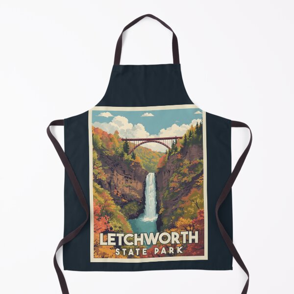 Item preview, A Vintage Illustration of Letchworth State Park designed and sold by GoodOldVintage.