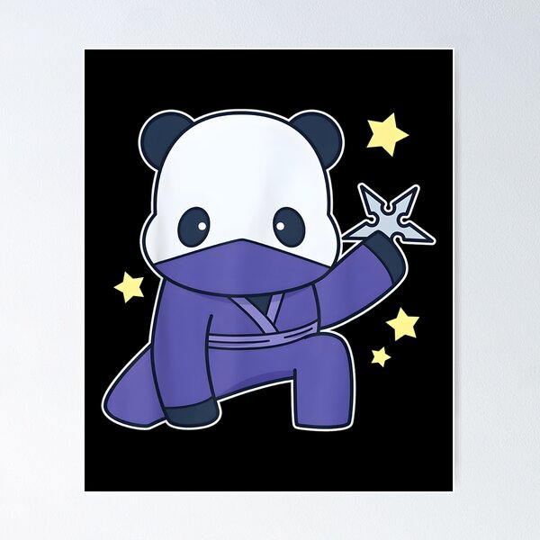 Item preview, Panda Wearing A Ninja Panda Bear designed and sold by hzibfldecjq42.