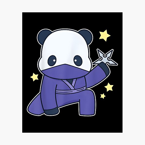 Item preview, Panda Wearing A Ninja Panda Bear designed and sold by hzibfldecjq42.