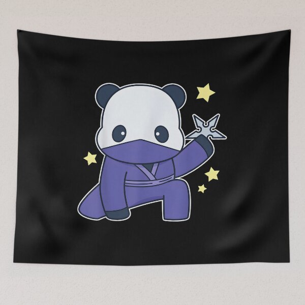 Item preview, Panda Wearing A Ninja Panda Bear designed and sold by hzibfldecjq42.