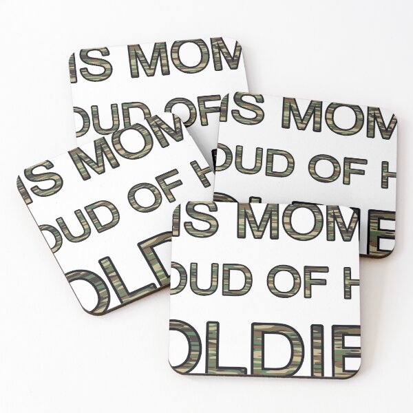 Item preview, This Mom Is Proud Of Her Soldier Camoflauge designed and sold by TheIconSmith.